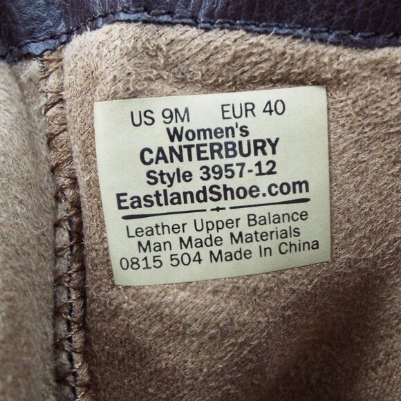 Eastland Canterbury 3957-12 Brown Suede Leather Ankle Boots Size 9M - Picture 9 of 11